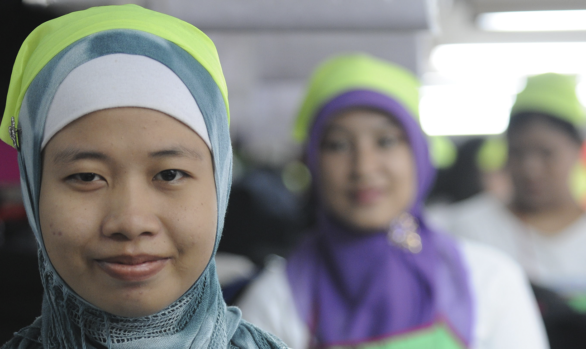 Worker in Indonesia