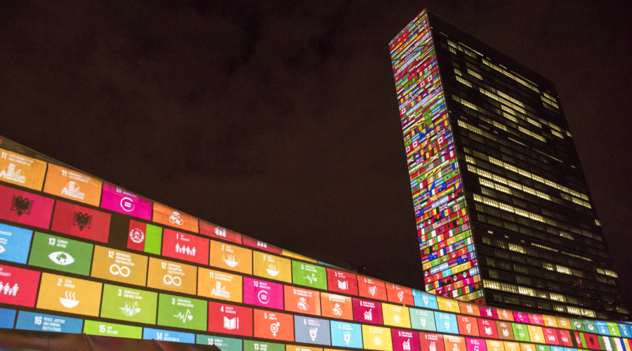 SDG Projections: Massive scale projections and peoples’ voices to celebrate UN70 and visually depict the 17 Global Goals Organized by the United Nations Department of Public Information in partnership with the Executive Office of the Secretary-General, the Office of the Special Adviser on Post-2015 Development Planning, the Global Poverty Project and other partners General Assembly 69th session: High-level Forum on a Culture of Peace Opening Statements by the Acting President of the General Assembly and the Secretary-General, followed by panel discussions