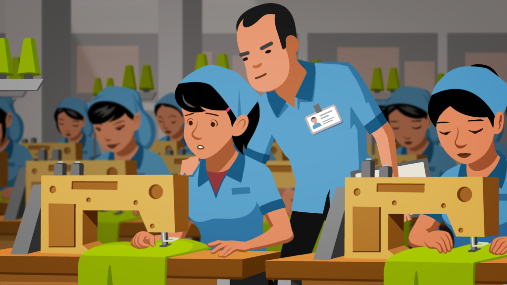 Two animations make difficult themes like sexual harassment accessible to garment factory workers