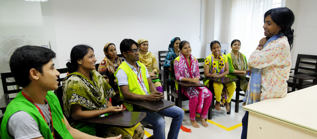 Enterprise advisors work inside the factories, advising and assessing compliance with labour standards