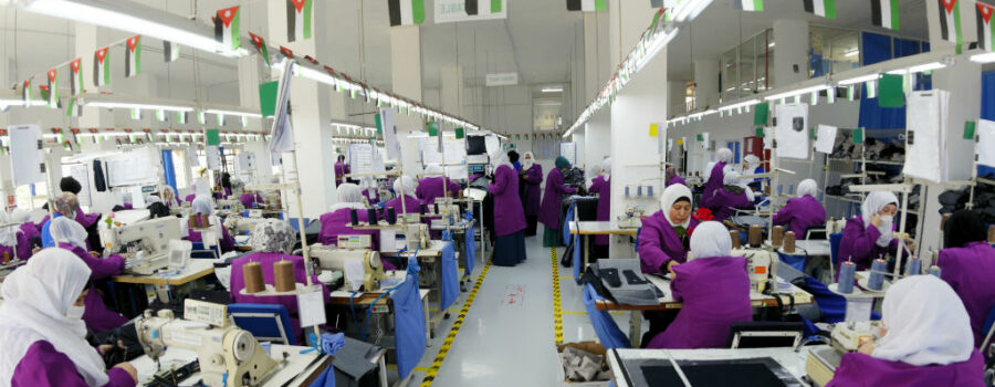 Raeda, the first woman mechanic in Jordan’s garment industry