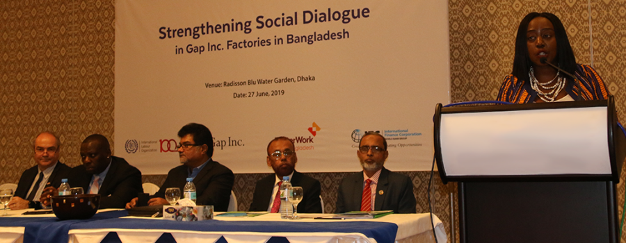 ILO and Gap Inc. launch new initiative to improve industrial relations in Bangladesh garment industry