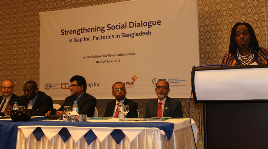 ILO and Gap Inc. launch new initiative to improve industrial relations in Bangladesh garment industry