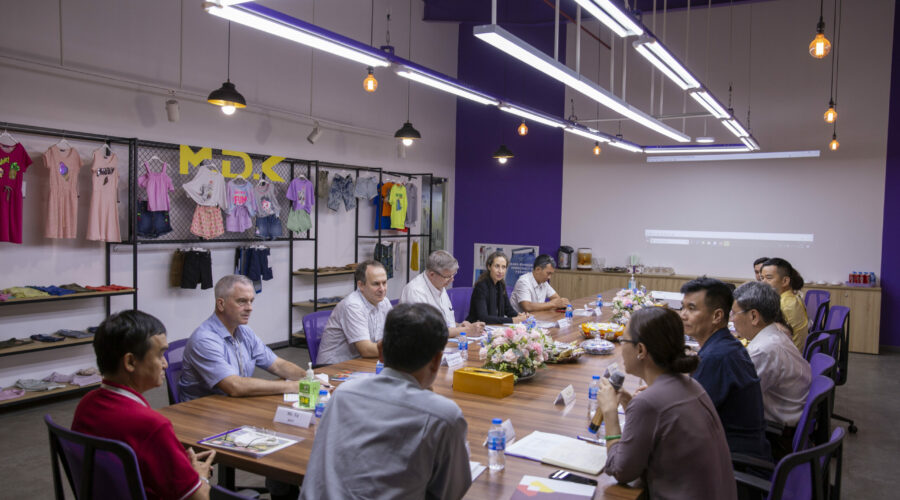 G4 Deputy Heads of Mission visit Thuan Phuong Group, a Better Work Vietnam participating factory in Long An province