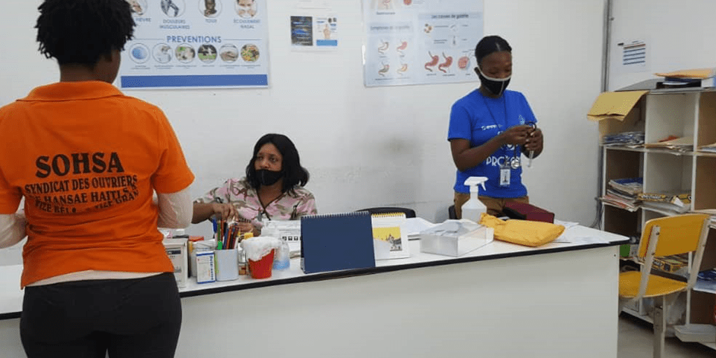 Better Work Haiti trained doctors in factories on COVID-19.