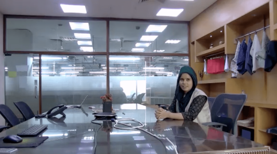 A young sewing operator realises her potential, one step at a time
