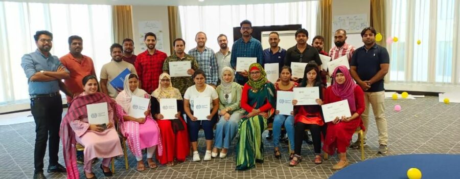 Six garment factory employees qualified as ILO certified trainers