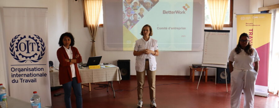 Début des services de formation et de conseil de Better Work Madagascar avec le groupe Socota